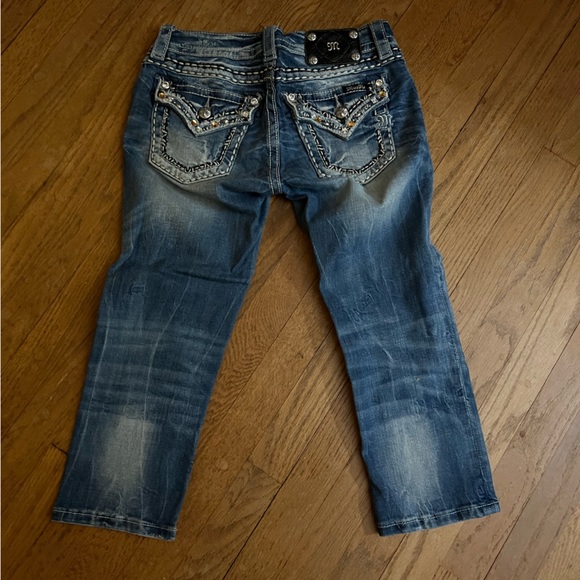 Cropped low rise jeans - Picture 2 of 6